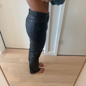 Genuine leather pants